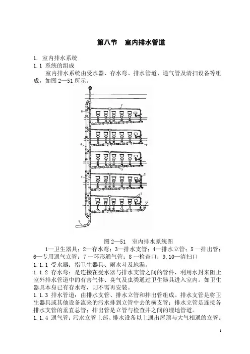 第八节 室内排水管道