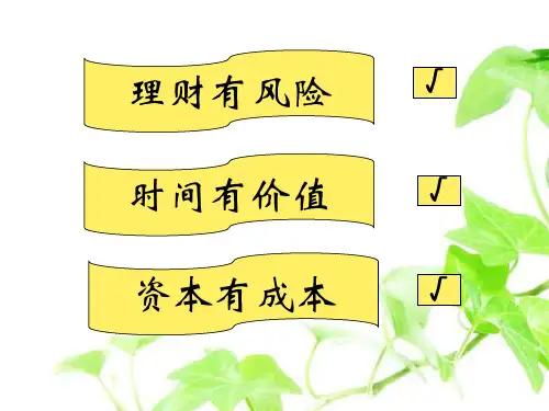 长期筹资决策教材(PPT 117页)