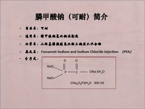 唑来膦酸注射液ppt课件
