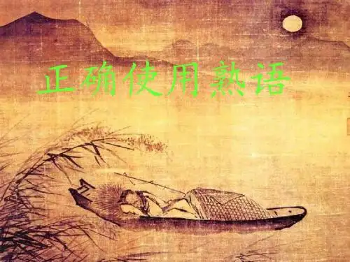 成语运用