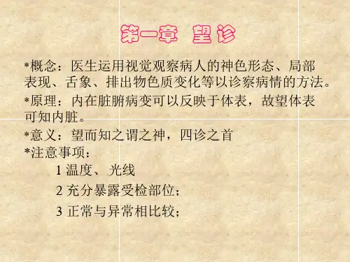 望诊望全身