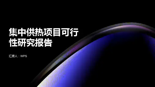 集中供热项目可行性研究报告