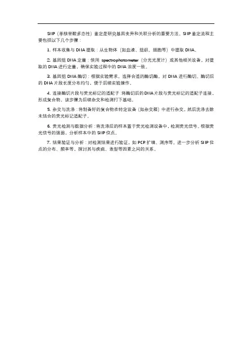 snp鉴定流程