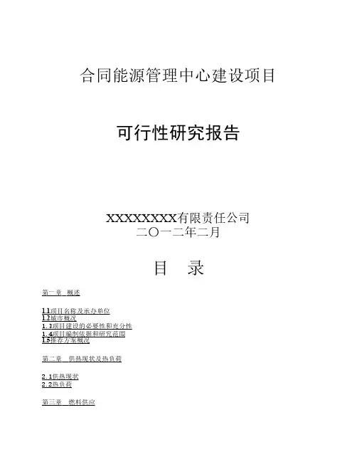 合同能源可研报告