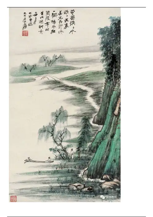 66首经典山水画题画诗,入画入书都很棒!(附佳作欣赏)
