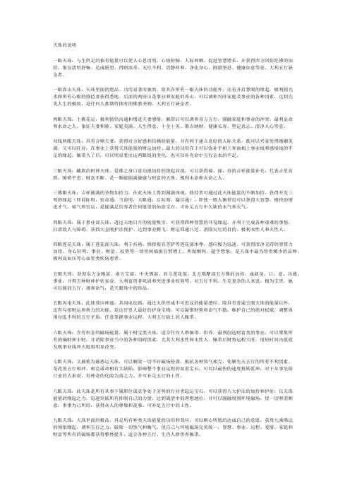天珠的说明
