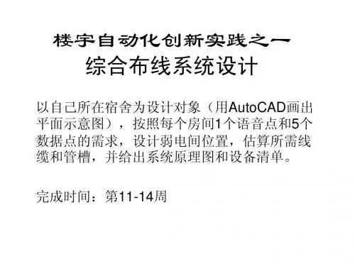楼宇自动化课程设计作业