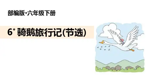 部编人教版语文六年级下册《骑鹅旅行记》PPT优秀课件