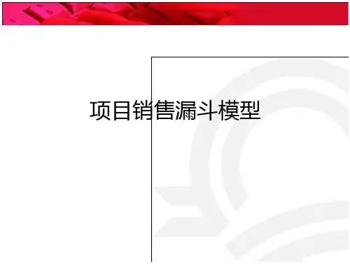 项目销售-漏斗模型免费全文阅读