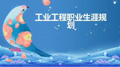 工业工程职业生涯规划