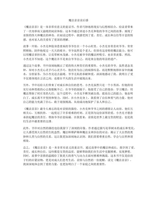 魔法亲亲读后感