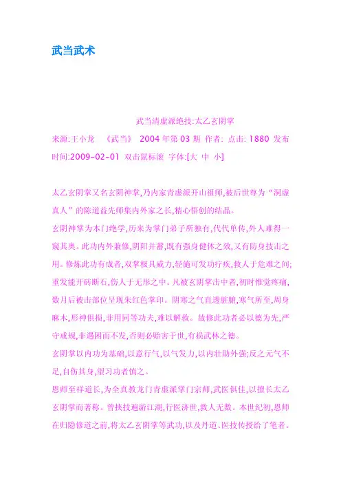 武当武术