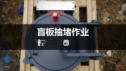 经典PPT--盲板抽堵