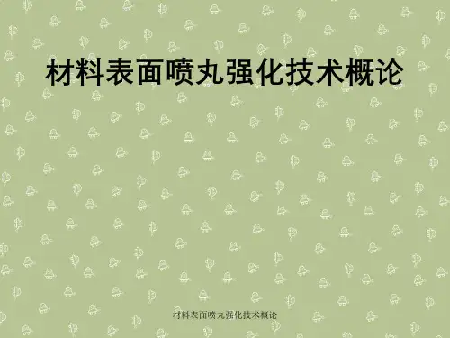 材料表面喷丸强化技术概论
