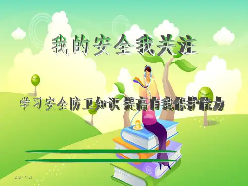 小学生居家安全教育主题班会课件ppt课件