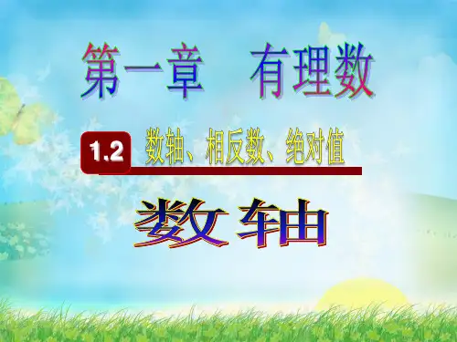 1.2 数轴、相反数与绝对值