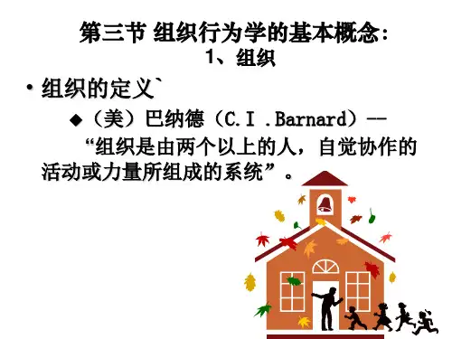 组织行为学基本问题PPT课件