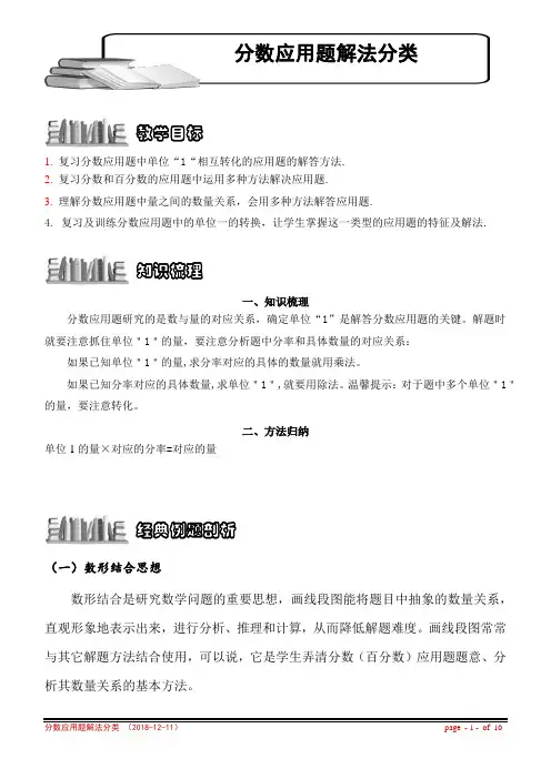 小学六年级数学分数应用题解法分类 (2)