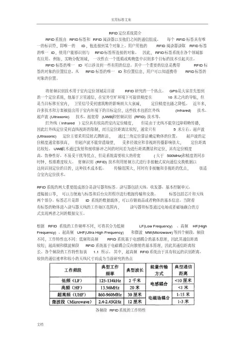 RFID定位系统简介