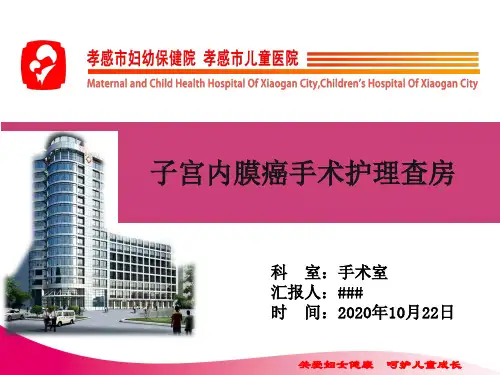 PPT课件：子宫内膜癌手术护理查房
