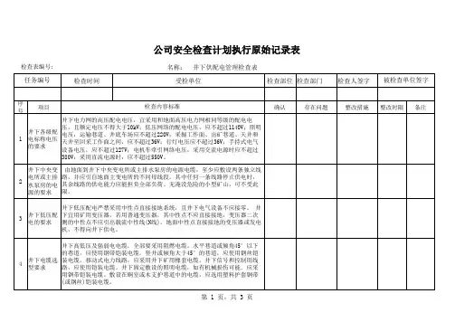 变电站(所)安全检查表