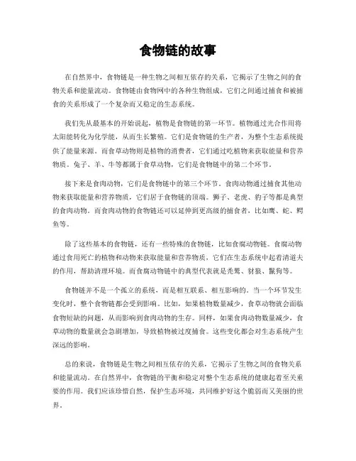 食物链的故事