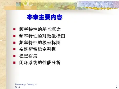 自动控制原理1第一节频率特性的基本概念