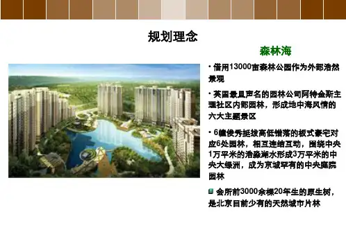 北京世茂奥临花园项目分析课件