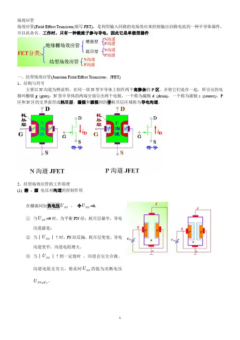 结型场效应管
