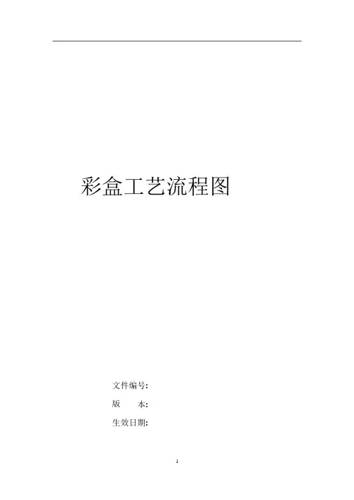 彩盒工艺流程图