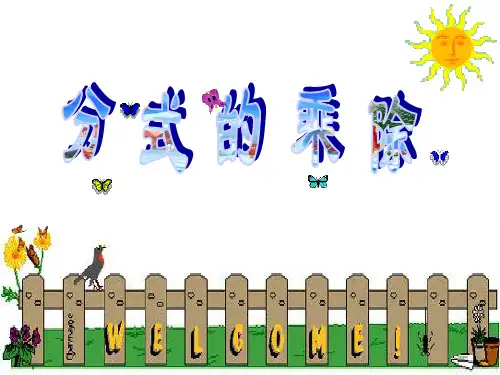 《分式的乘除》参考课件(1)