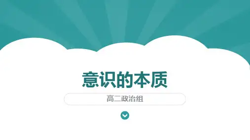 高中政治课件-5.1  意识的本质