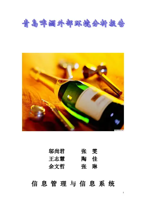 青岛啤酒案例分析报告