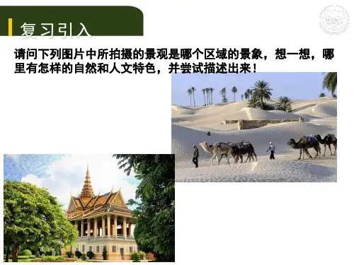 2020年江西中考地理复习课件(含2019中考真题)第一课时 东南亚、中东地区