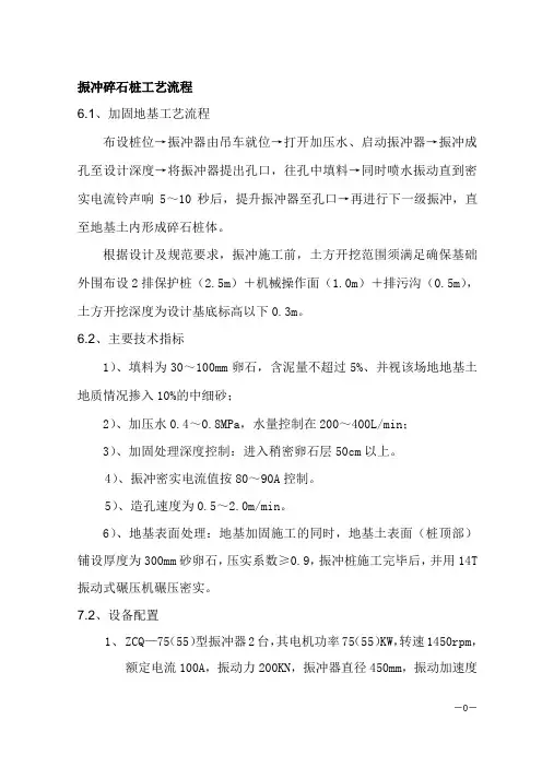 振冲施工方案