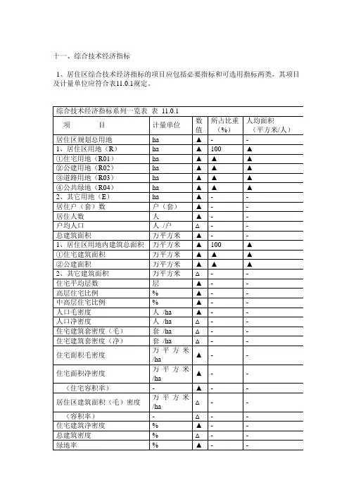 城市居住区规划设计规范 4
