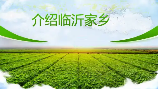 介绍临沂家乡(实用模板)