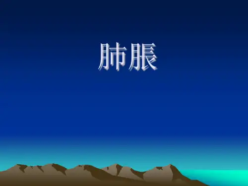 中医课件-肺胀