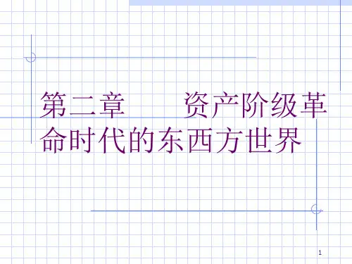 82高三历史资产阶级革命时代的东西方世界PPT课件