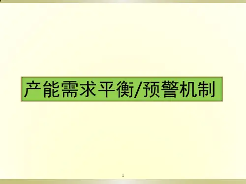 产能与生产负荷分析(最新修正版)演示课件.ppt