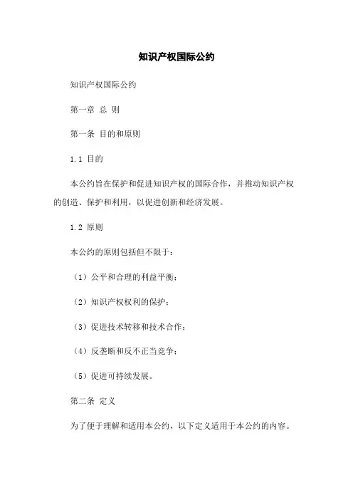 知识产权国际公约