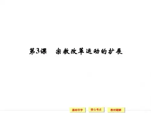 历史人教版选修一5.3-宗教改革运动的扩展-课件(人教版选修1)
