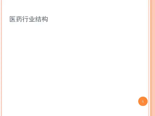 医药行业调研报告课堂PPT