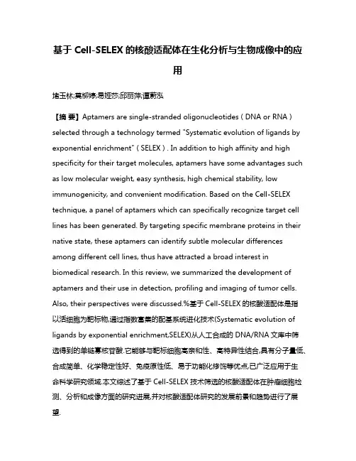 基于Cell-SELEX的核酸适配体在生化分析与生物成像中的应用