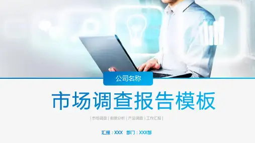 市场调查报告PPT