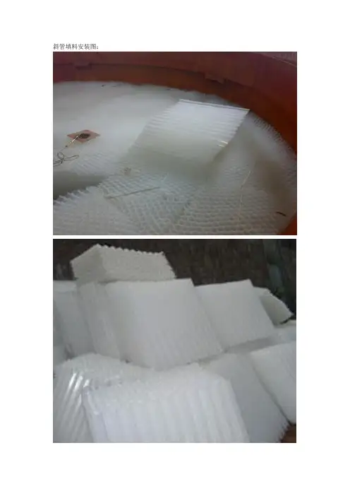 斜管填料安装图