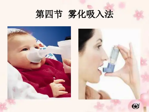 雾化吸入法ppt课件