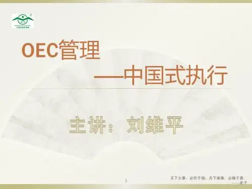 OEC管理模式
