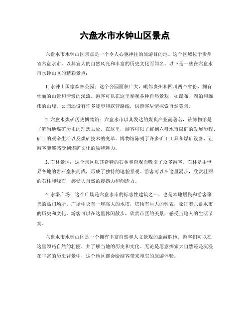 六盘水市水钟山区景点