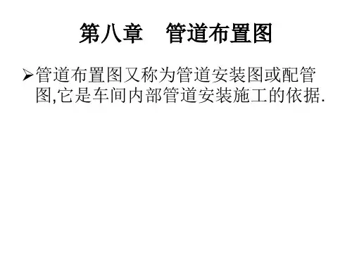 化工制图CAD-8_管道布置